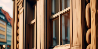 Traditionelle Holzfenster aus Polen für historische Renovierungen