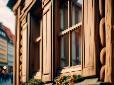 Traditionelle Holzfenster aus Polen für historische Renovierungen
